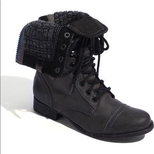 Steve Madden bootie fold over cablee